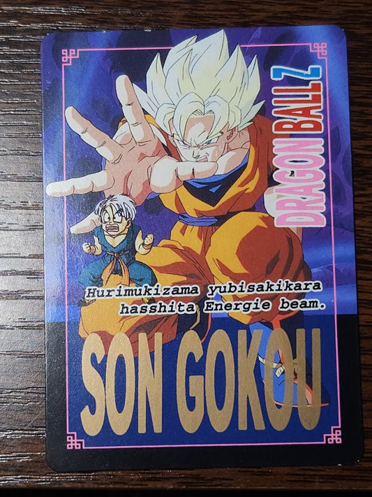 Dragon Ball Carte Prism Hot Stamp Continue Card #22 Errors & Oddities