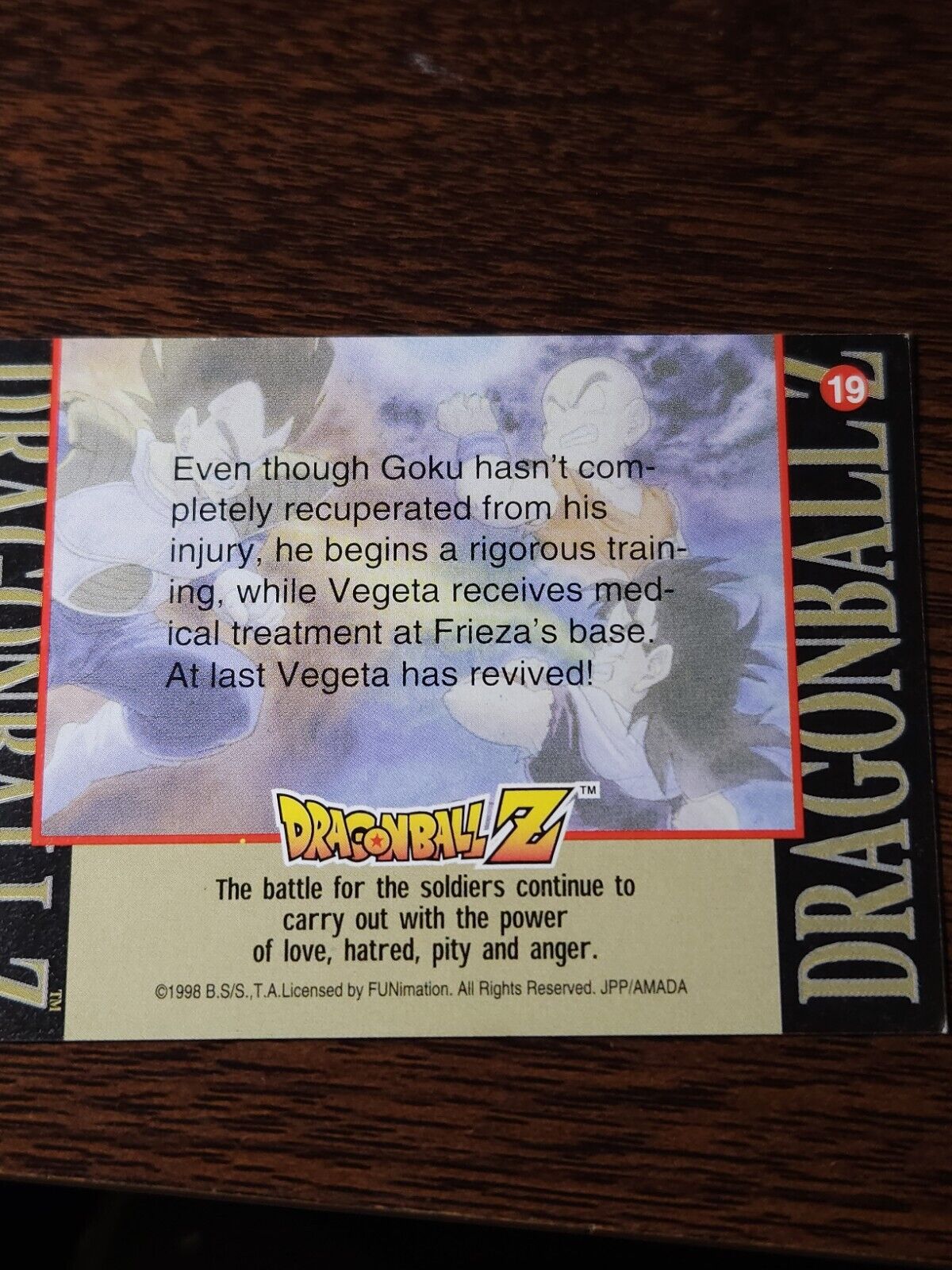 Vegeta Dragon Ball Z Card #55 AMADA 2003 Akira Toriyama Japanese Anime 58 Errors & Oddities