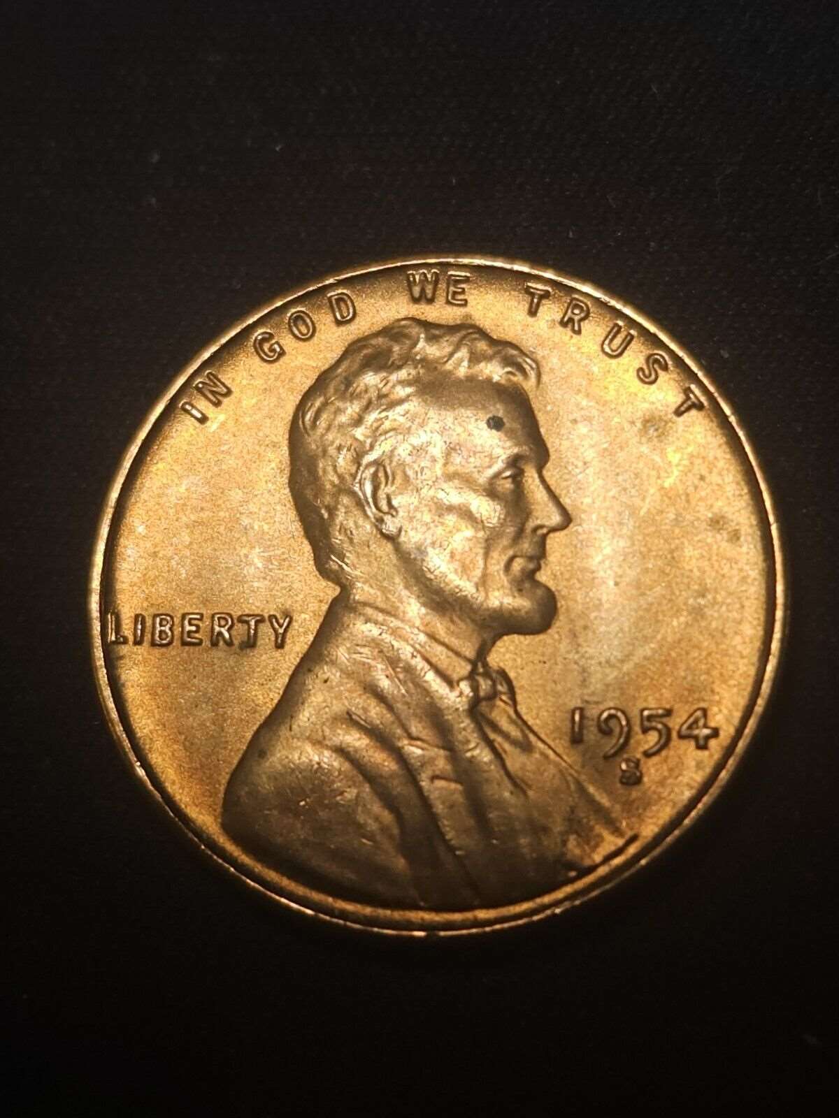 1954 S Lincoln Wheat Cent Bu Gem