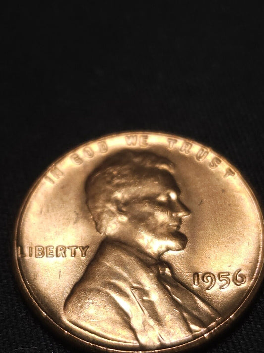 1956 Lincoln Wheat Cent Bu Errors & Oddities