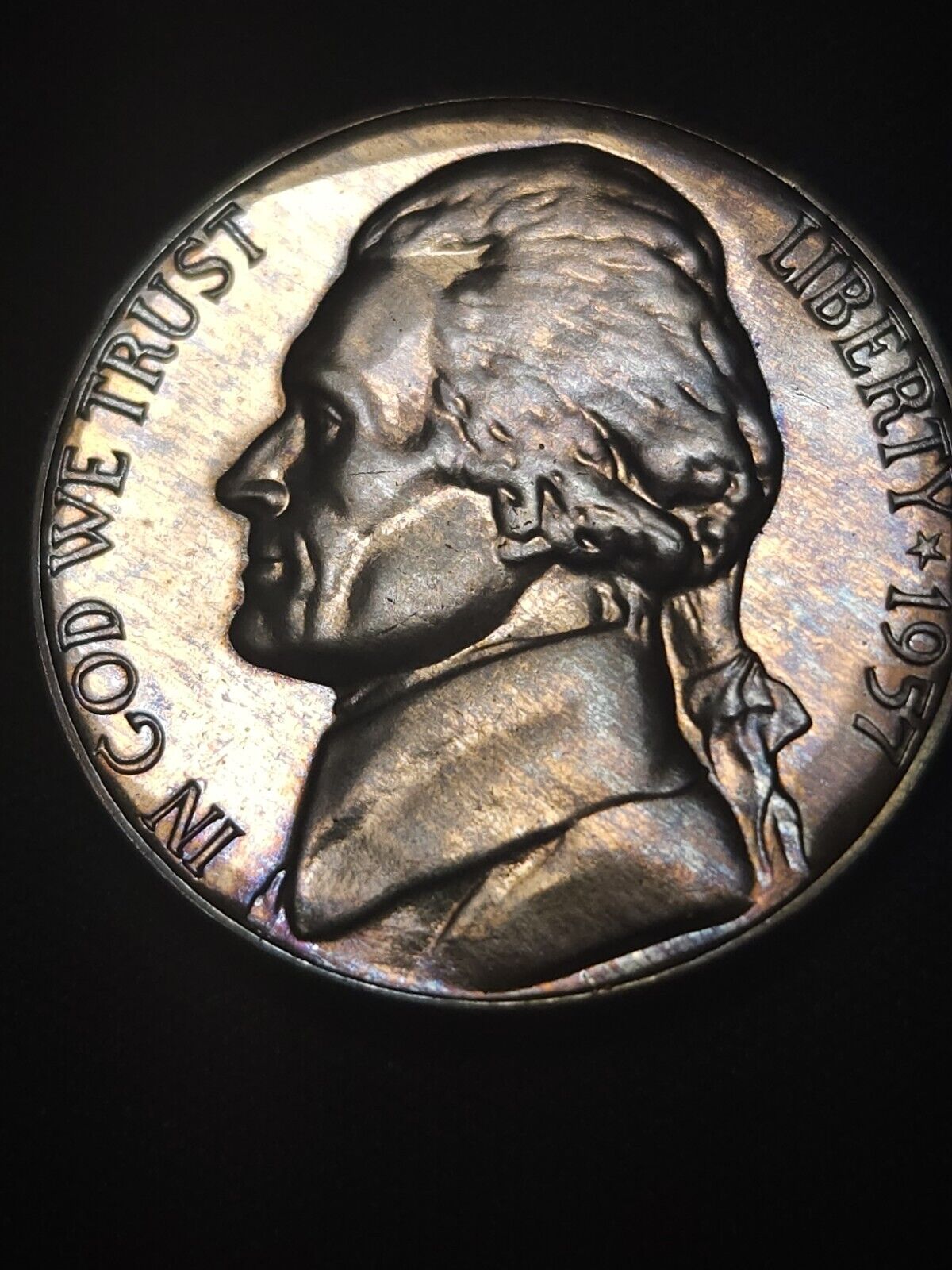 1957 Jefferson Nickel Proof